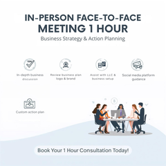 In-person face to face meeting (1hour)
