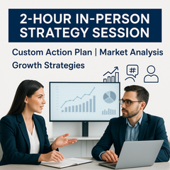 In-person face to face high value strategy session(2 hours)