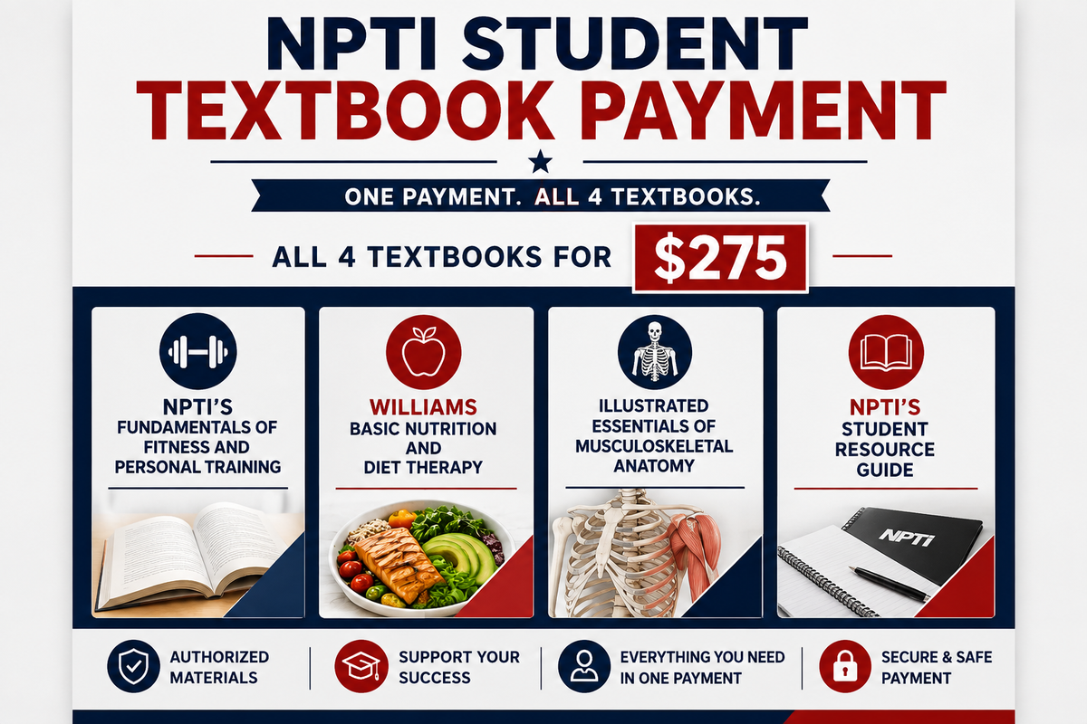 NPTI Student Textbook Package – All 4 Textbooks