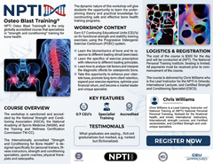 Osteoblast Training® Certification